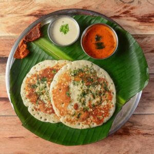 Onion Tomato Uttapam