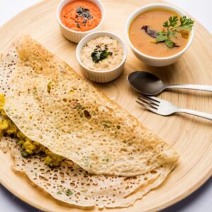 Rawa Paneer Masala Dosa